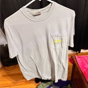 Casual Light Gray T-Shirt with Pocket